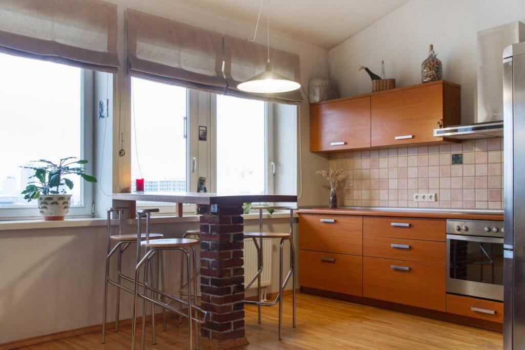 Penthouse Apartment With Great Panoramic City View Wilno Zewnętrze zdjęcie