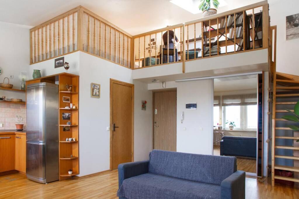 Penthouse Apartment With Great Panoramic City View Wilno Zewnętrze zdjęcie