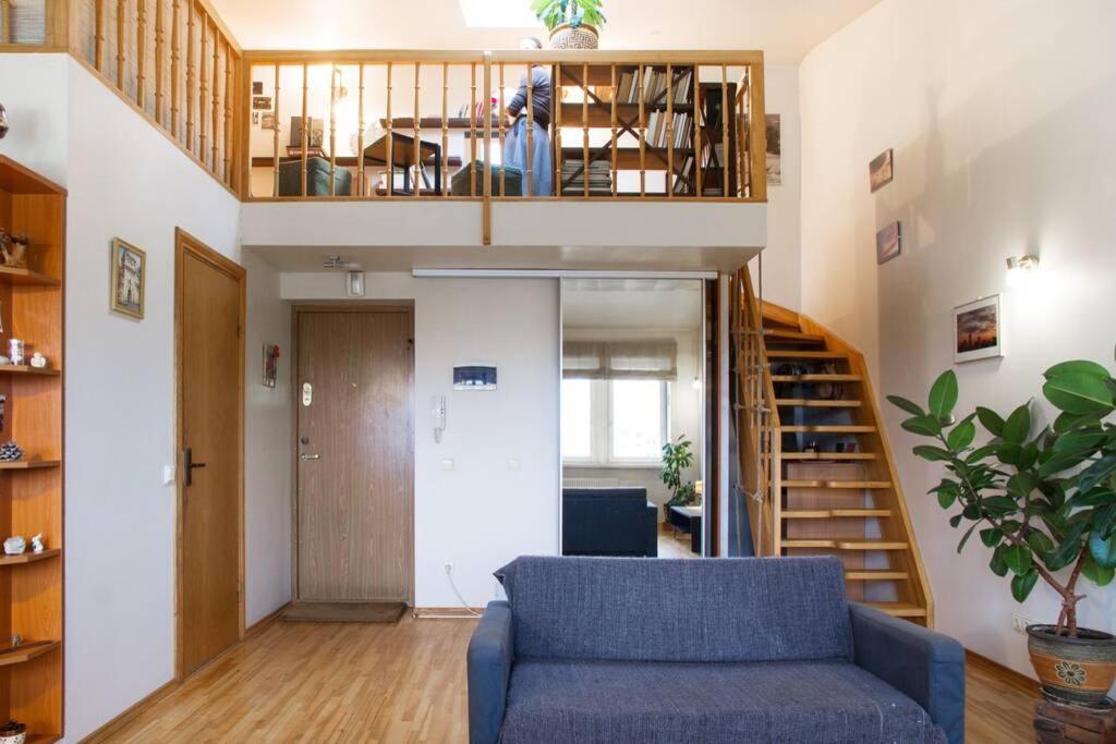 Penthouse Apartment With Great Panoramic City View Wilno Zewnętrze zdjęcie