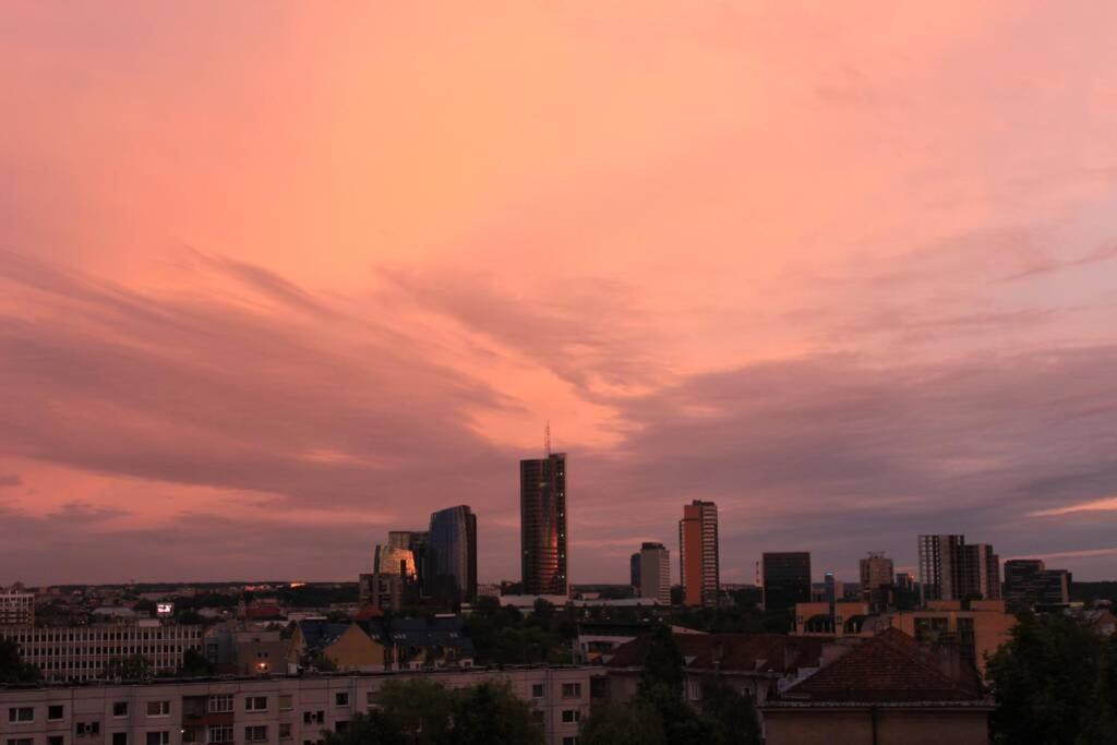 Penthouse Apartment With Great Panoramic City View Wilno Zewnętrze zdjęcie