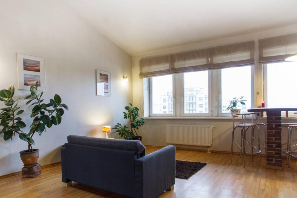Penthouse Apartment With Great Panoramic City View Wilno Zewnętrze zdjęcie